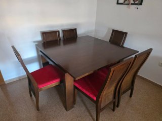 Comedor completo modular, mesa y sillas