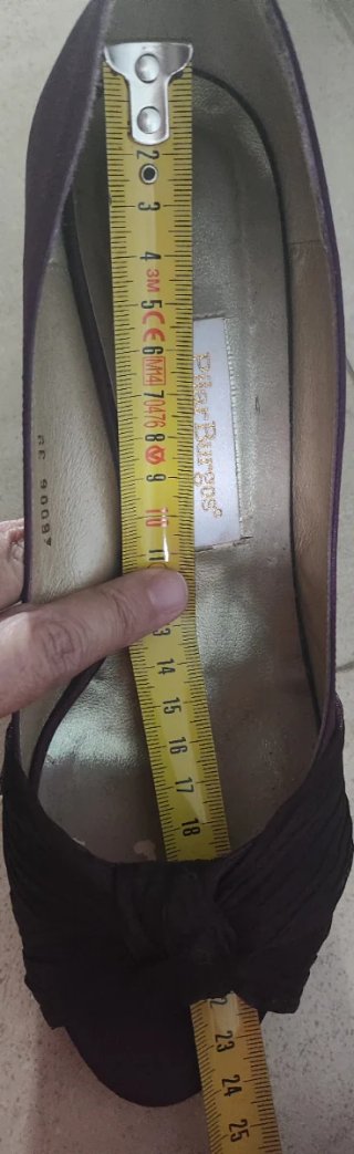 Zapatos de Raso Pilar Burgos Morados