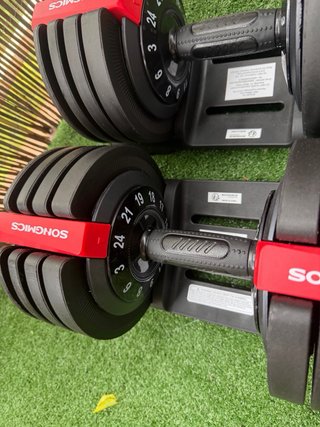 2 Mancuernas Ajustables 24KG SONGMICS+ Banco