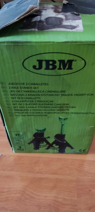 2 JBM Juegos de 4 Caballetes 3T