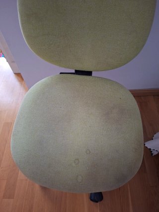 Silla de oficina verde