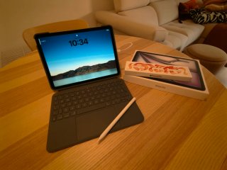 iPad Air M3, Pencil Pro y Funda Logitech