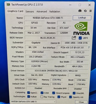 Gigabyte GTX 1080 Ti AORUS 11GB