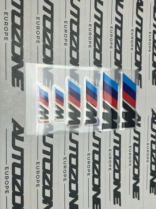 Adhesivos BMW M negros para pinzas de freno (6 u)