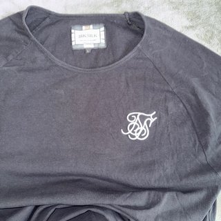 Camiseta SikSilk Negra Talla L