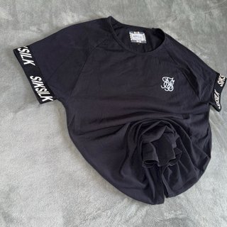 Camiseta SikSilk Negra Talla L