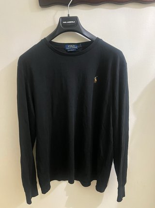 Maglia Polo Ralph Lauren Uomo manica lunga Slim L
