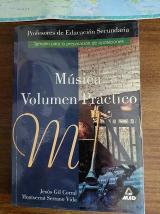 Libro Música Volumen Práctico Oposiciones