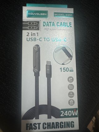 Cable de Datos USB-C a USB-C 240W