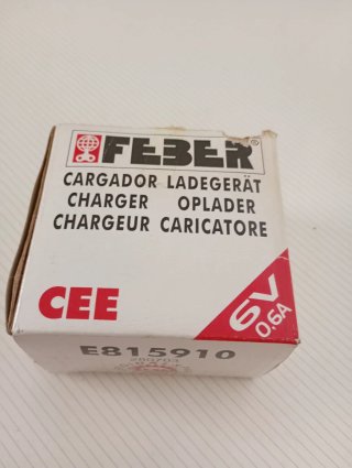 Cargador Feber 6V 0.6A