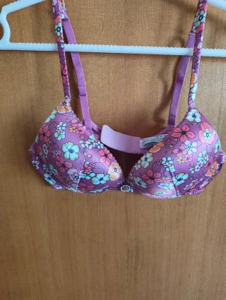 Sujetador con relleno estampado floral