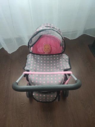 Carrito de Juguete con Muñeco