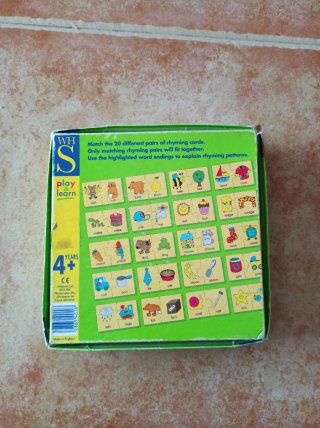 Juego Educativo Rhyming Cards