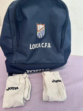 Mochila y Calcetines Lorca C.F.B. Joma