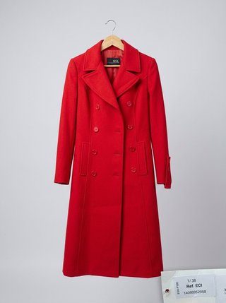 Abrigo Largo Rojo NVL by Norvil Talla 38