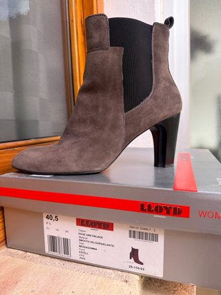 Botines de ante gris Lloyd Talla 40.5