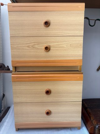Coppia di comodini vintage