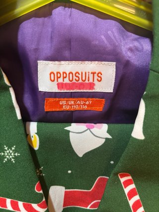 Traje Navideño Opposuits Talla 6 años