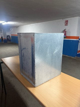 Caja herramientas BAWER metálica galvanizada. 1/2.
