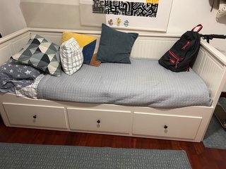Cama Nido Blanca con Cajones