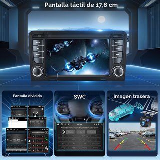 NUEVA Radio Audi A3/S3/RS3 4GB+64GB 7" Hodozzy
