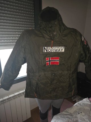 Abrigo Geographical Norway verde