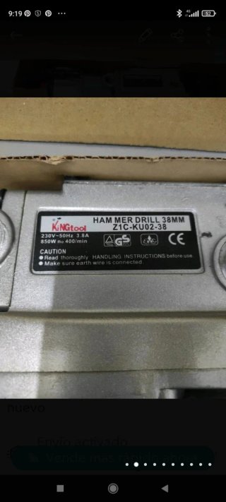 Taladro picador 850w nuevo