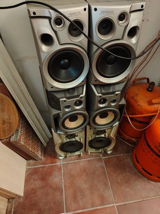 Altavoces Kenwood Plateados