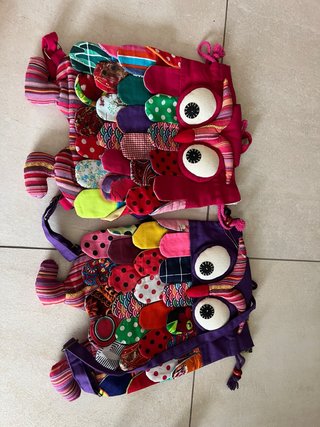 Set de 2 Mochilas Infantiles con Diseño de Búho