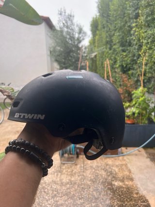 Casco B'Twin Negro Infantil