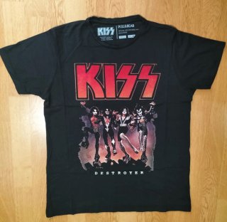 Camiseta KISS Destroyer.Talla M. Negra