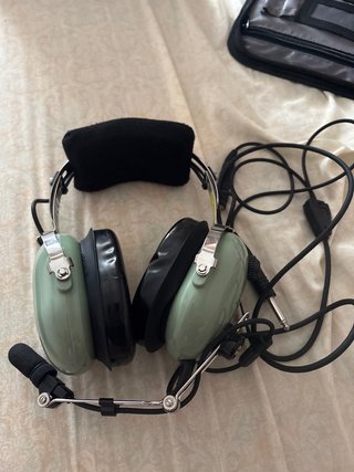 Auriculares de Piloto David Clark + funda