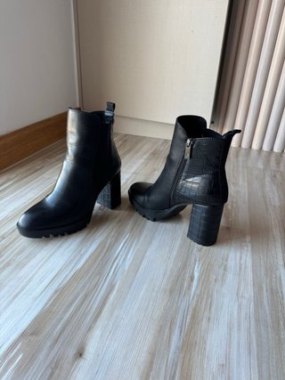 Botines negros talla 40