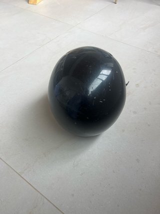 Casco negro para moto