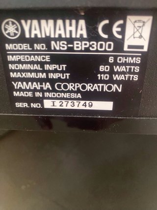 Altavoces Yamaha NS-BP300 Hi-Fi Negros