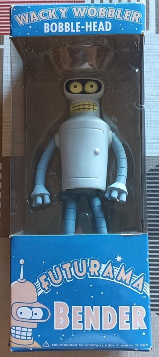Figura Funko Bender Futurama Wacky Wobbler