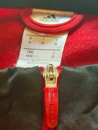 Chaqueta Adidas CS Chênois CSC 1907 Roja Talla M