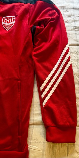 Chaqueta Adidas CS Chênois CSC 1907 Roja Talla M