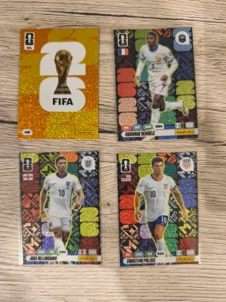 Lote 4 Cromos Adrenalyn Mundial 2026