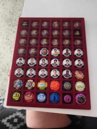 Chapas de Cava Colección Fútbol