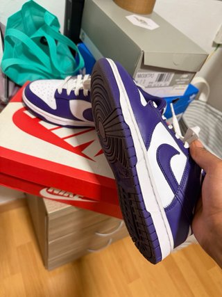 Zapatillas Nike Dunk Low Moradas y Blancas