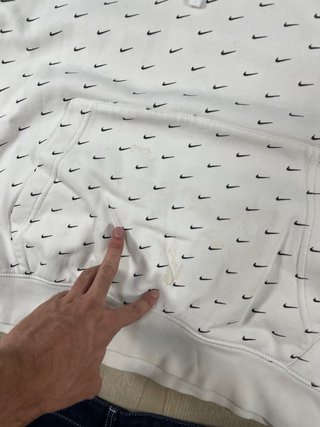 Sudadera Nike Blanca con Logo