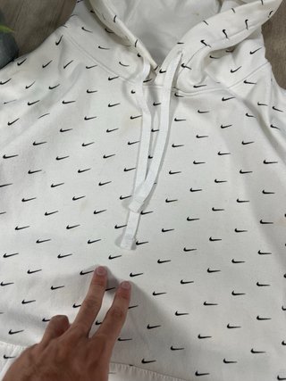 Sudadera Nike Blanca con Logo