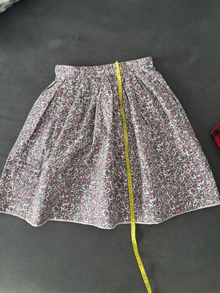 Falda de baturra estampada