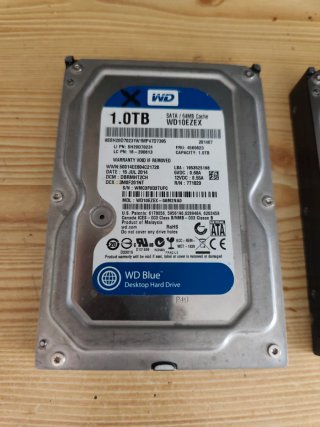 2 Discos Duros WD 1TB SATA