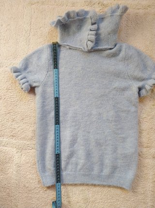 Jersey Zara azul con pedrería