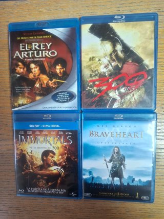 Pack Cine Accion/Mitico en blu-ray