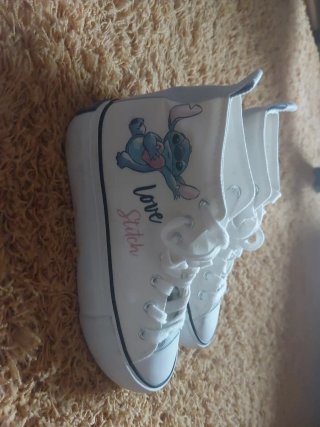 Zapatillas Altas Stitch Blancas