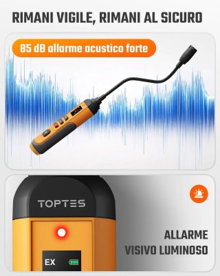 Rilevatore di Gas Ricaricabile