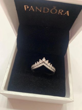 Anillo Tiara Princesa Pandora Talla 52
